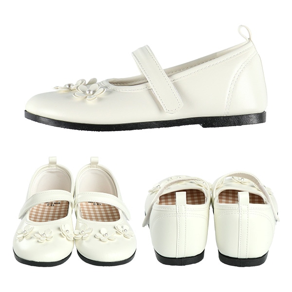 女児フォーマルシューズ（花）