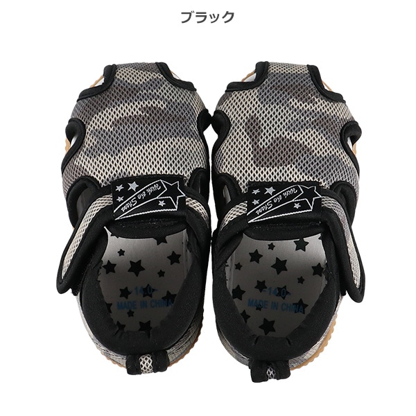笛入りベビーサンダル（迷彩）