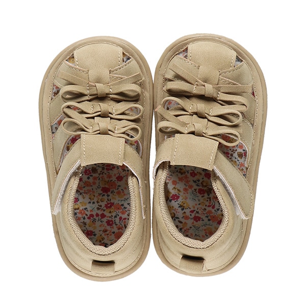 ベビーサンダル（3段リボン）