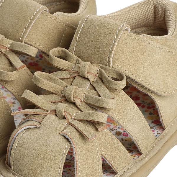 ベビーサンダル（3段リボン）