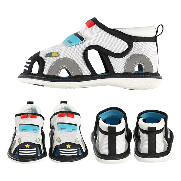 笛入りベビーサンダル（なりきりくるま）