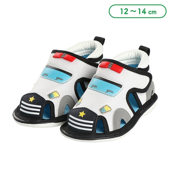 笛入りベビーサンダル（なりきりくるま）