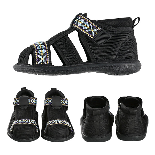 ベビーサンダル（エスニックテープ）