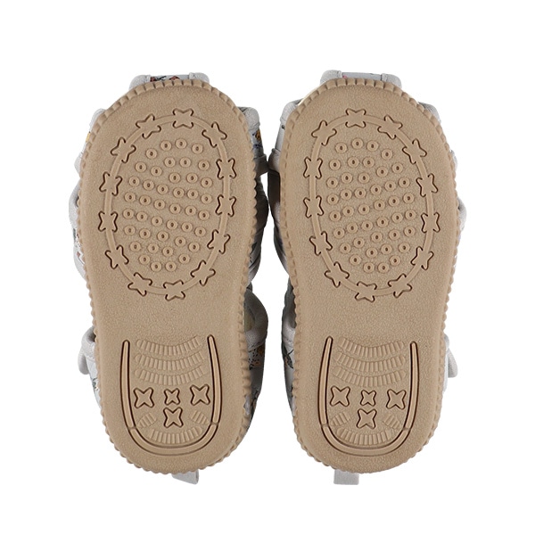 笛入りベビーサンダル（花柄）