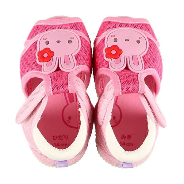 笛入りベビーサンダル（くま・うさぎ）