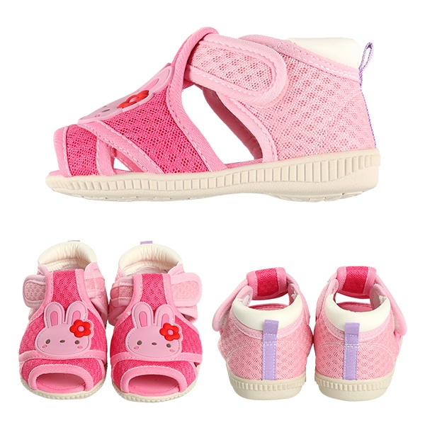 笛入りベビーサンダル（くま・うさぎ）