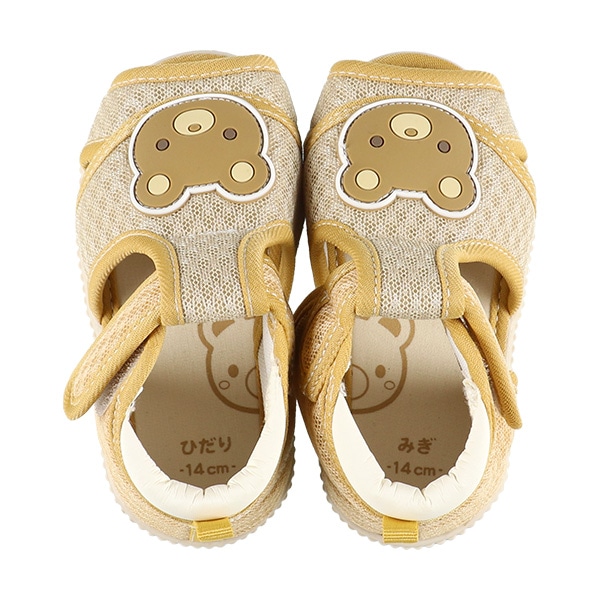 笛入りベビーサンダル（くま・うさぎ）