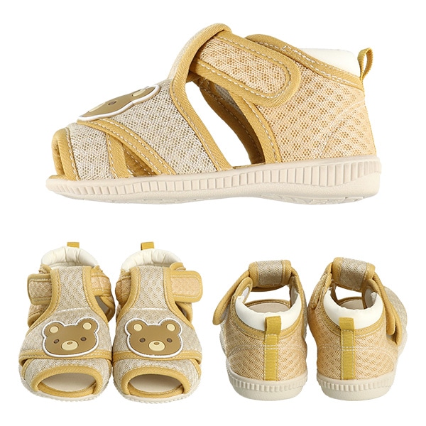 笛入りベビーサンダル（くま・うさぎ）