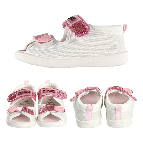 ベビーサンダル（ラメ合皮）