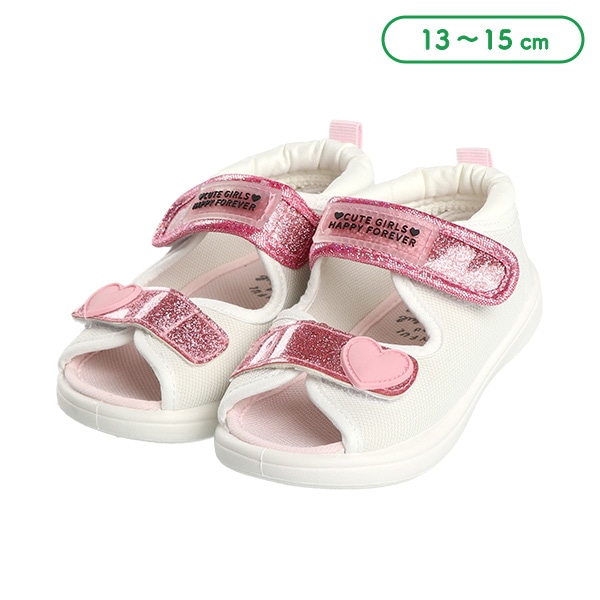 ベビーサンダル（ラメ合皮）