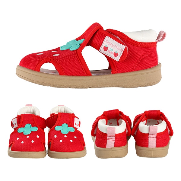 ベビーサンダル（なりきりいちご）