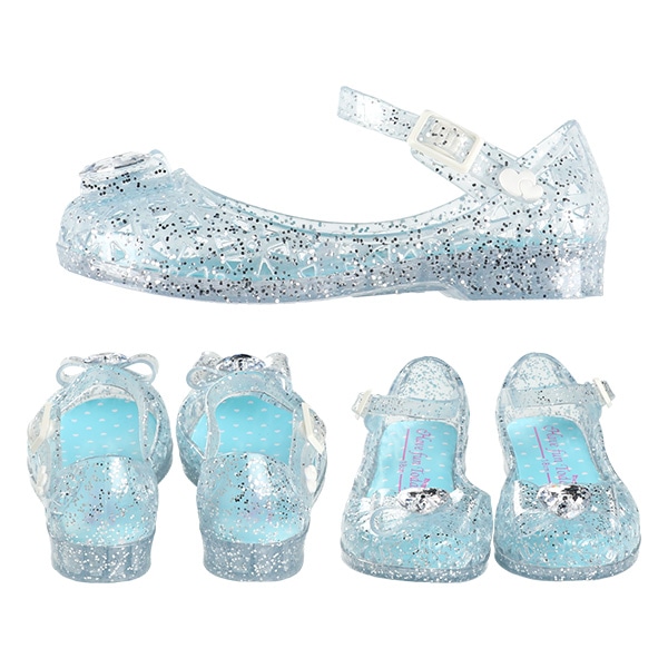 キッズサンダル（リボン付きジュエリー）