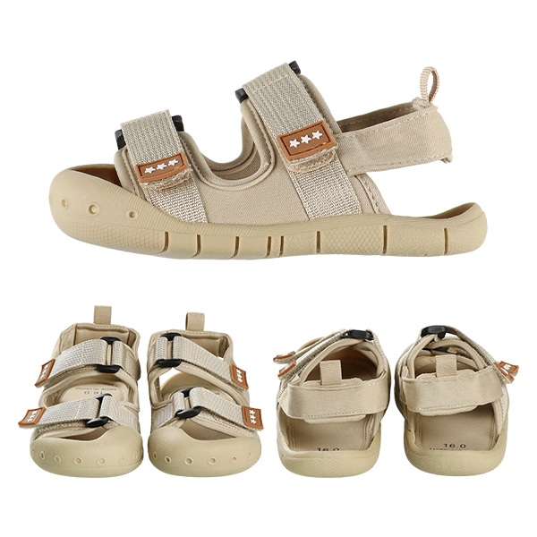 キッズダブルベルトサンダル