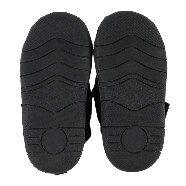 キッズダブルベルトサンダル（ブラック）