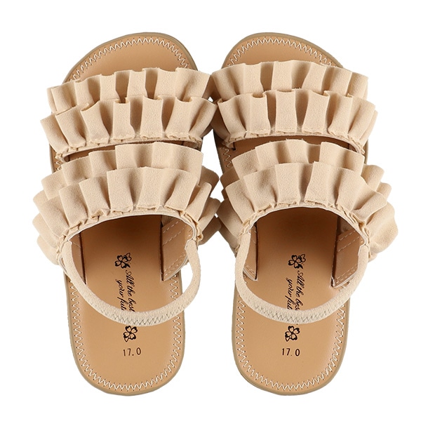 フリルサンダル