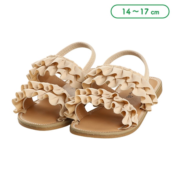 フリルサンダル