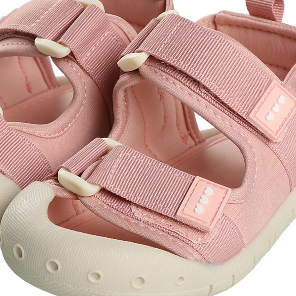 キッズダブルベルトサンダル（ピンク）