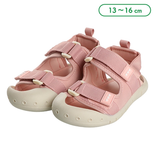 キッズダブルベルトサンダル（ピンク）