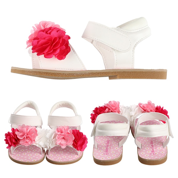 花コサージュサンダル