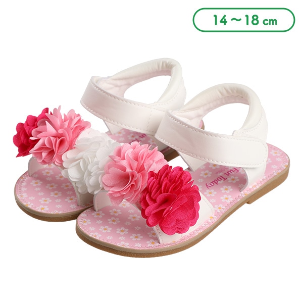 花コサージュサンダル