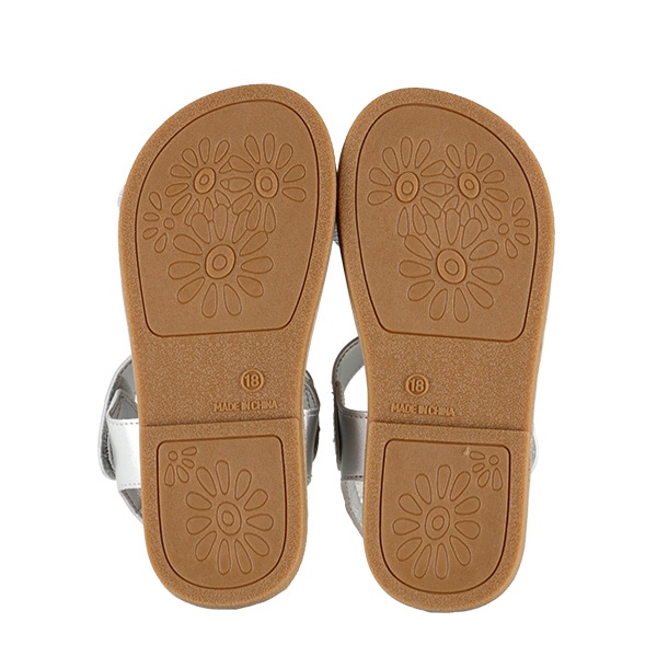 コサージュ付きサンダル