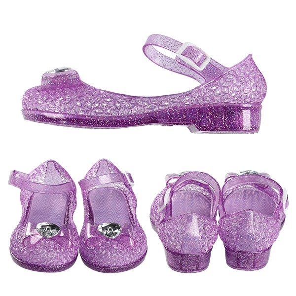 光るジュエルサンダル