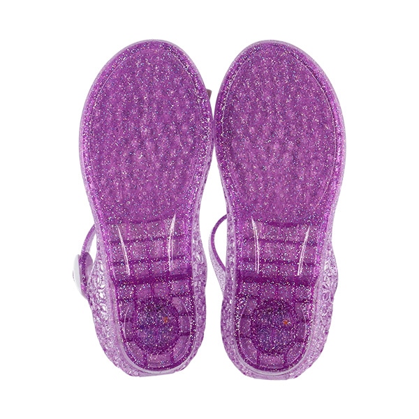 光るジュエルサンダル