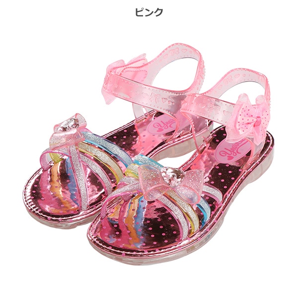 光るサンダル（リボン）