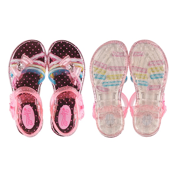 光るサンダル（リボン）