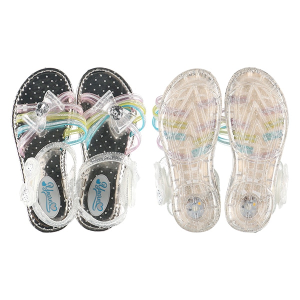 光るサンダル（リボン）