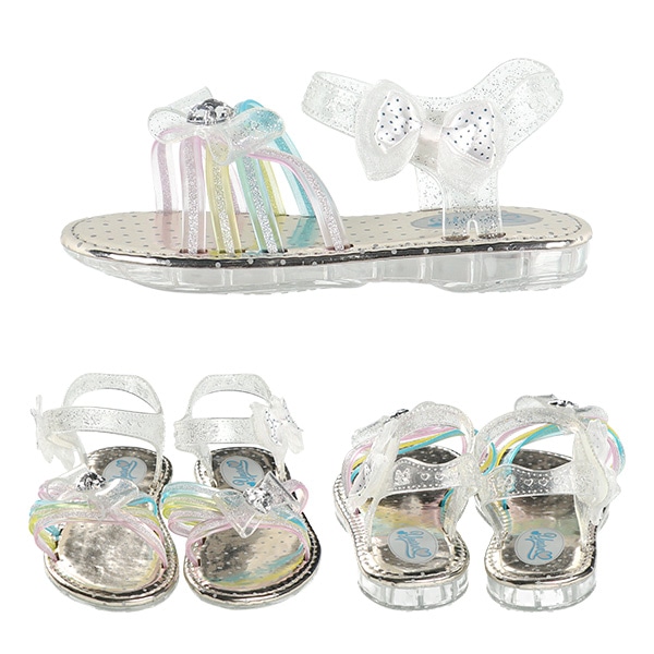 光るサンダル（リボン）