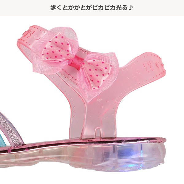 光るサンダル（リボン）