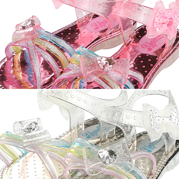 光るサンダル（リボン）