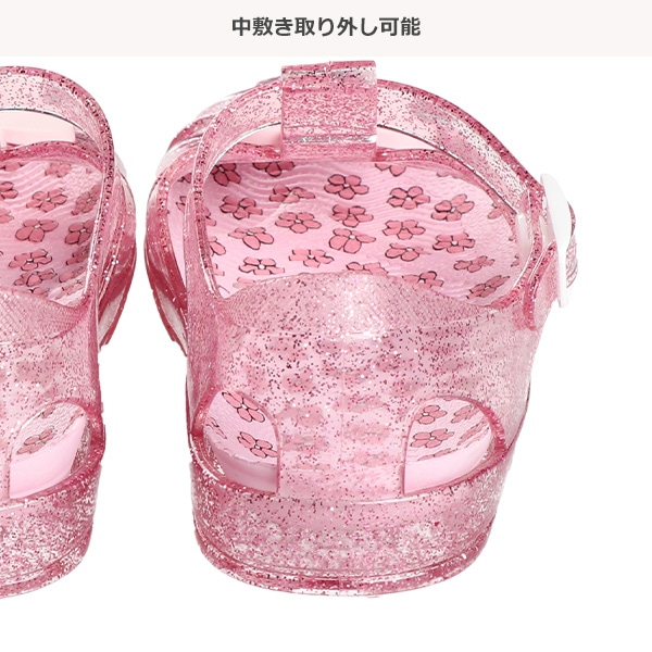 キッズサンダル（花柄）