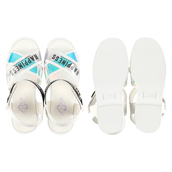 クロスクリアサンダル