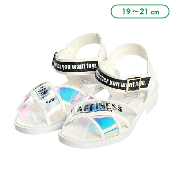 クロスクリアサンダル