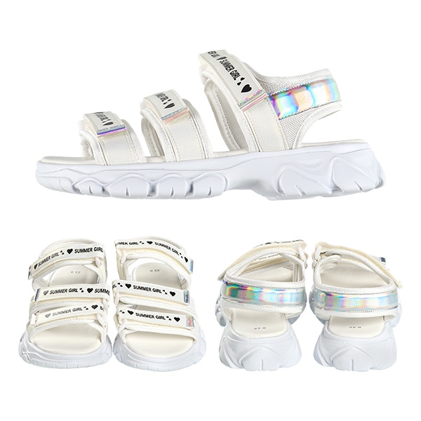 スクール3本ベルトサンダル