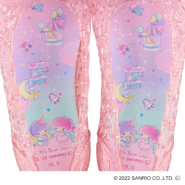 PVCサンダル（キキララ・リトルツインスターズ）