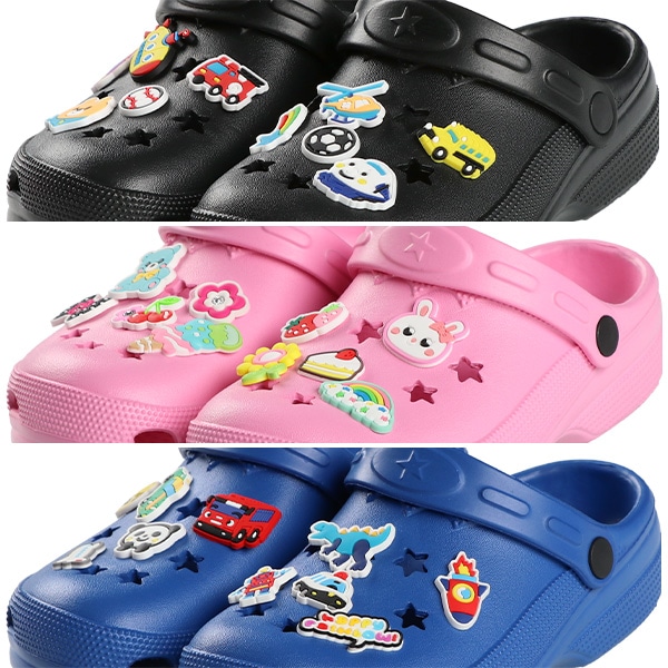 ジビッツ付きEVAサンダル