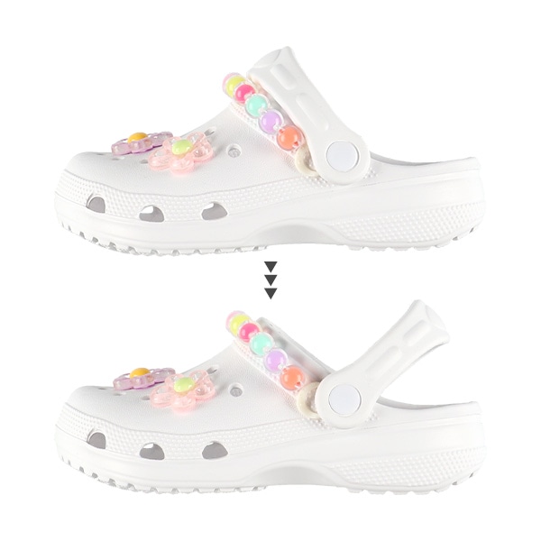 EVAビジュー付きサンダル