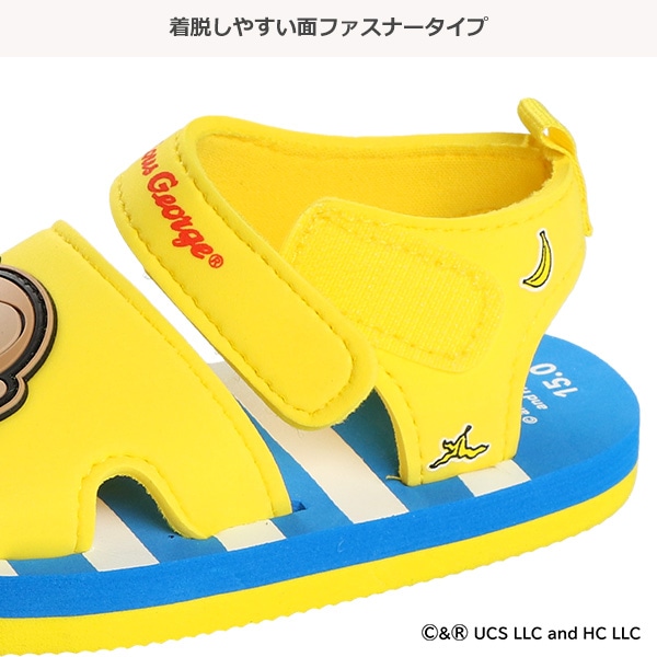 ベビービーチサンダル（おさるのジョージ）