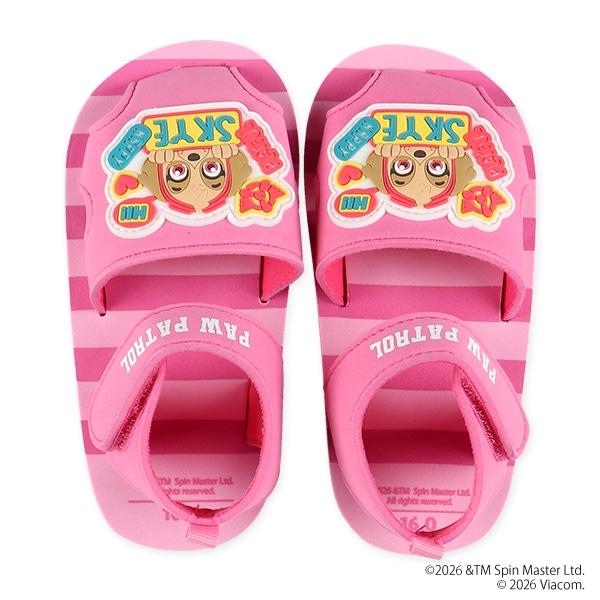 ベビービーチサンダル（パウ・パトロール ピンク）