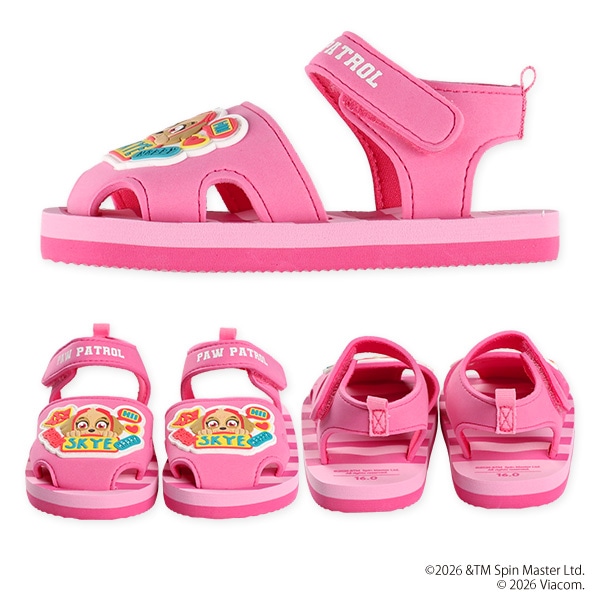 ベビービーチサンダル（パウ・パトロール ピンク）