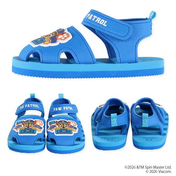 ベビービーチサンダル（パウ・パトロール ブルー）