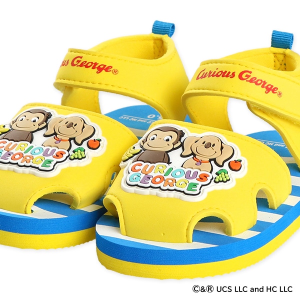 ベビービーチサンダル（おさるのジョージ）