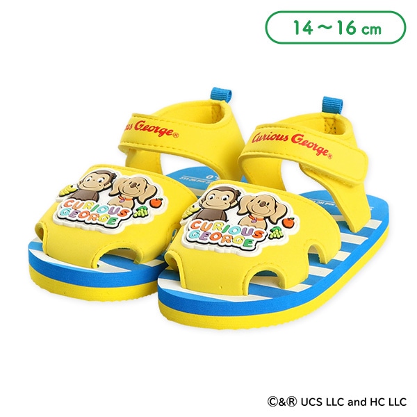 ベビービーチサンダル（おさるのジョージ）