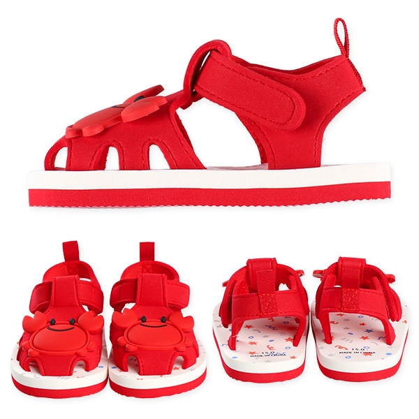 ベビービーチサンダル（カニ）