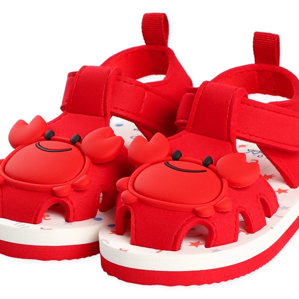 ベビービーチサンダル（カニ）