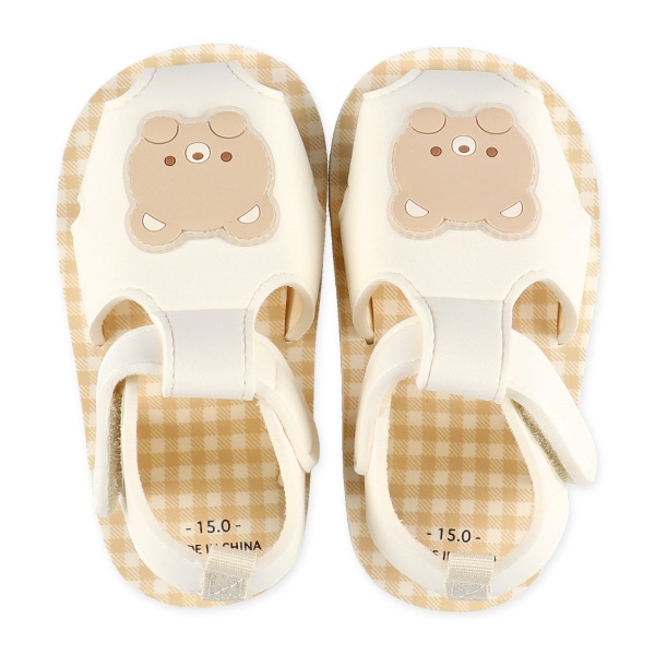 ベビービーチサンダル（くま）