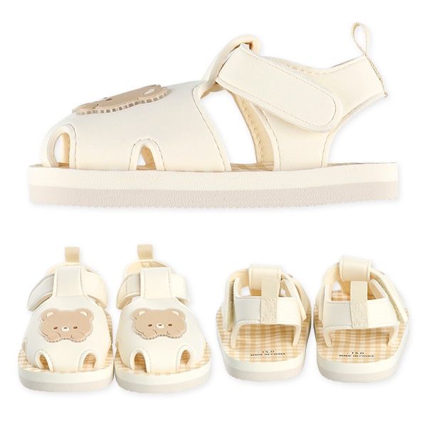 ベビービーチサンダル（くま）